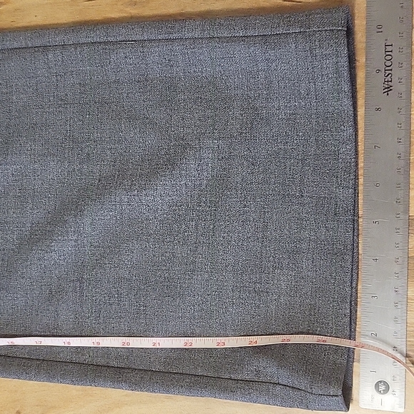 Reformation Peche pant cropped wide leg gray wool trouser size 2 - Picture 8 of 8